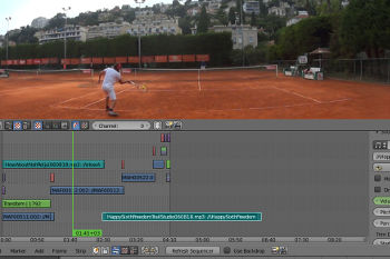Captation d'un match de tennis et montage vidéo